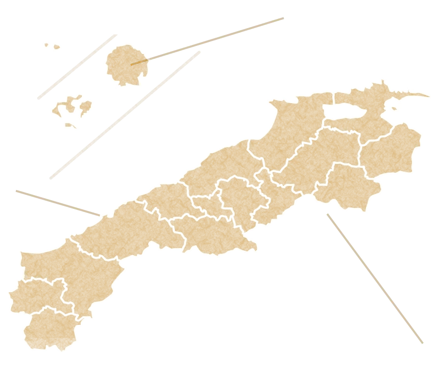 島根県の地図（地域メガ）