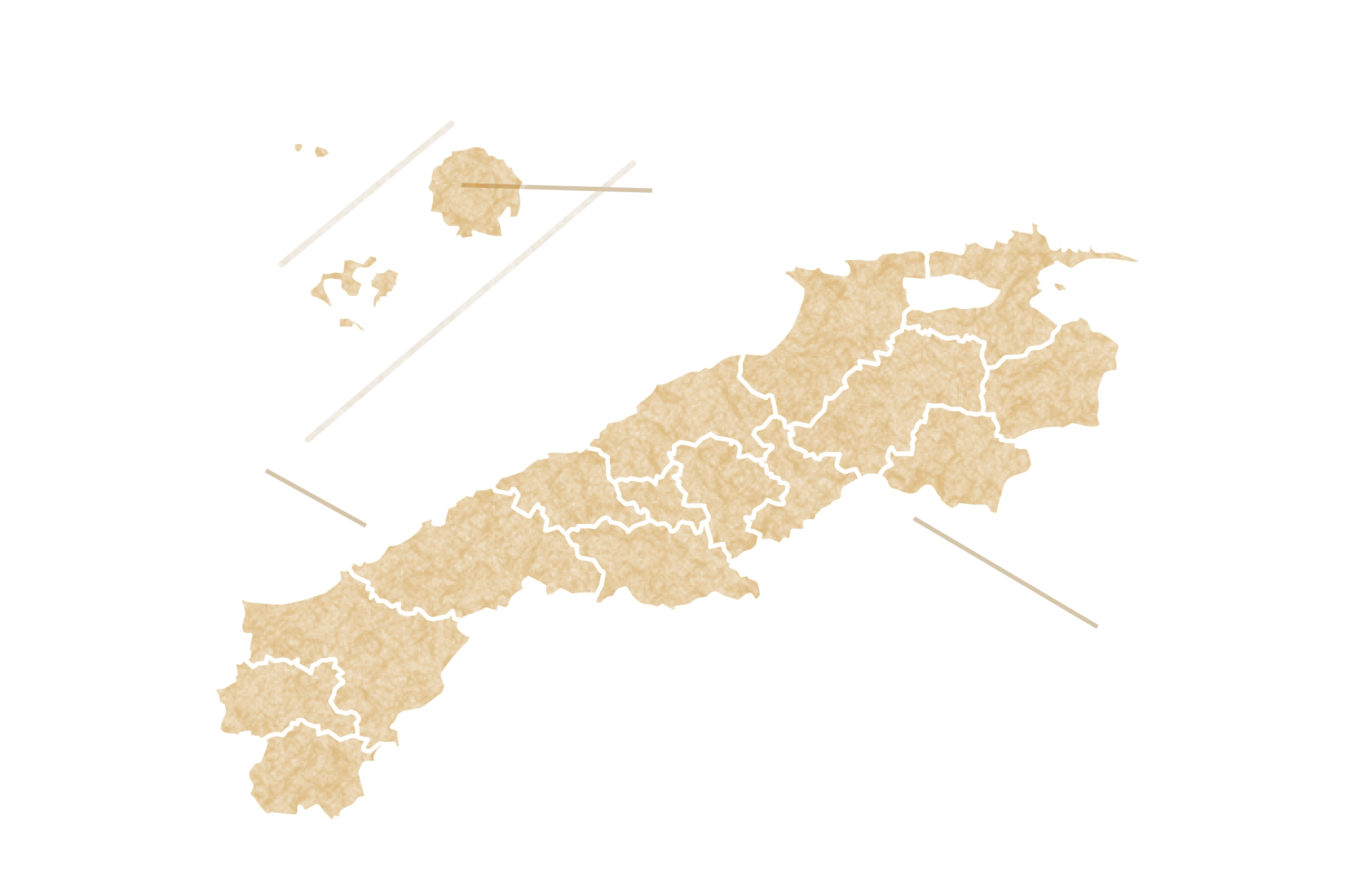 島根県の地図（地域から選ぶ）