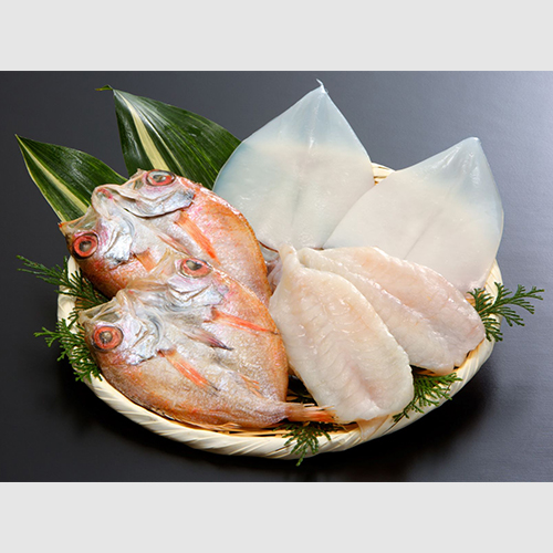 (A70)ふぐ・白いか・のどぐろ一夜干詰合せ