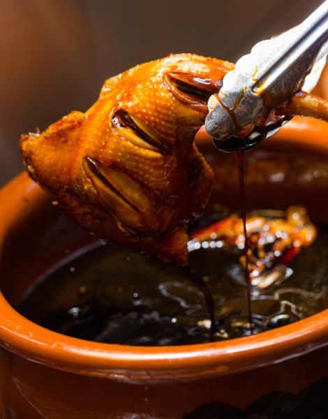 (A113)益田名物ビックリ焼(骨付親鳥)4本セット