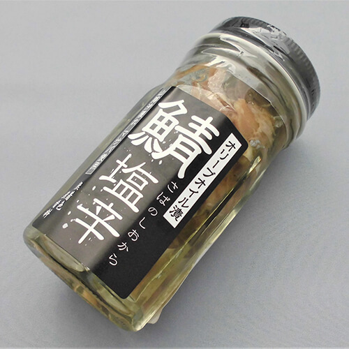 鯖塩辛オリーブオイル漬
